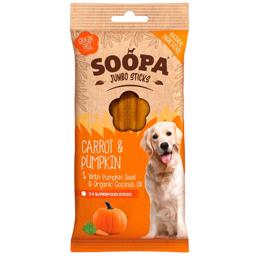 Soopa Vegan Dog Snack Morot & Pumpa JUMBO Tandstickor